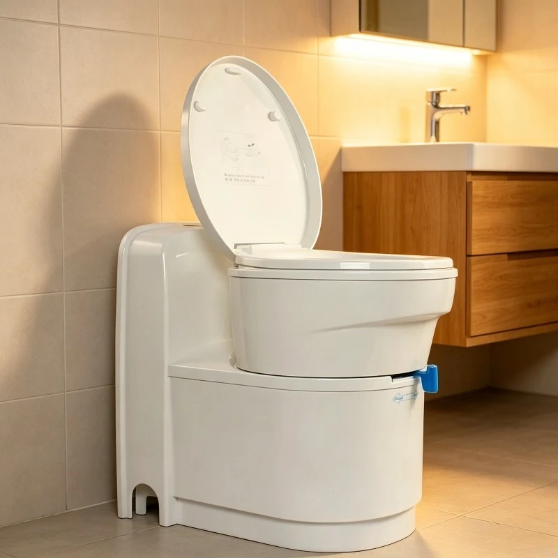 

White Portable Cassette Toilet for RV Motorhome Caravan Camper Marine
