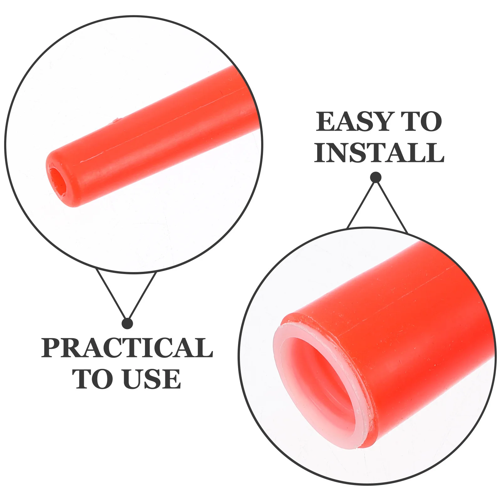 2Pcs Caulking Nozzle Extender Precision Tips Set Straight Angled Nozzles Caulk Tool for Sealant Application and Finishing