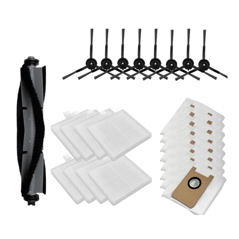 M17K-Compatible For AIRROBO T20 Main Side Brush Hepa Filter Dust Bag Sweeping Robot Accessories Replacement Parts