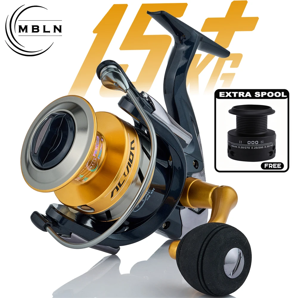 Carrete de spinning MBLN – Mango de aleación CNC y rodamiento sellado