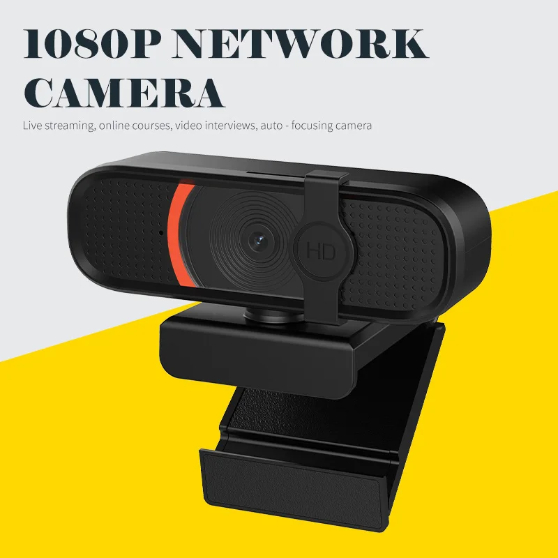 

Popular 1080 HD computer camera, live conference, online class private model, USB plug and play