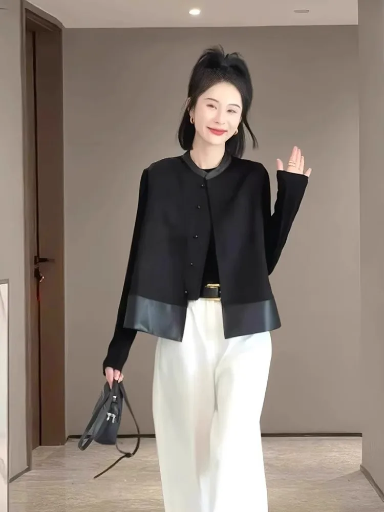 Faionable Svel Vest 2025 Autumn Design Loose Comfortable Anti-Aging Layering Trendy No-Sve Top Women's Clothing