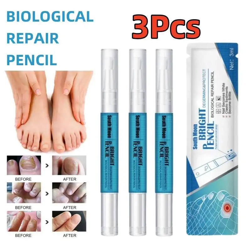 

3Pcs Nail Repair Liquid Pen Nail Fungus Treatment Serum Nails Toe Cream Anti Removal Gel Repair Foot Fungal Liquid Infectio