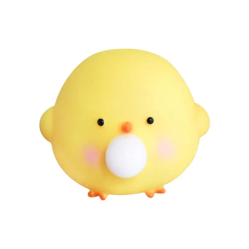 Cute Blow Bubble Chick Squishy Fidget Toy Funny Stress Relief Sensory White Elephant Gift Exchange Event Toy