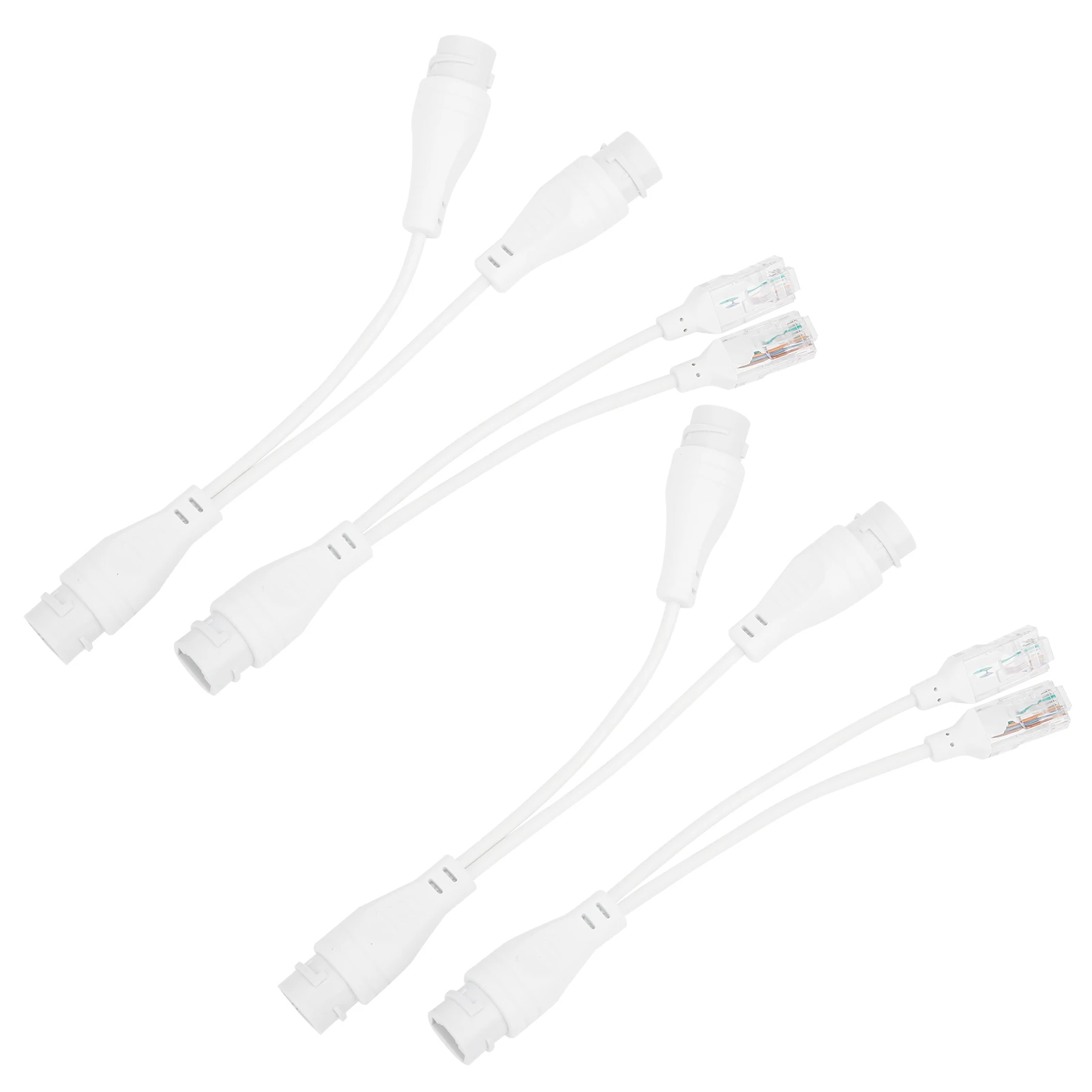 2 Set POE Splitter Separator Adapter 1 to 2 Rainproof Injector Cable For CCTV Video Surveillance Equipment view 2