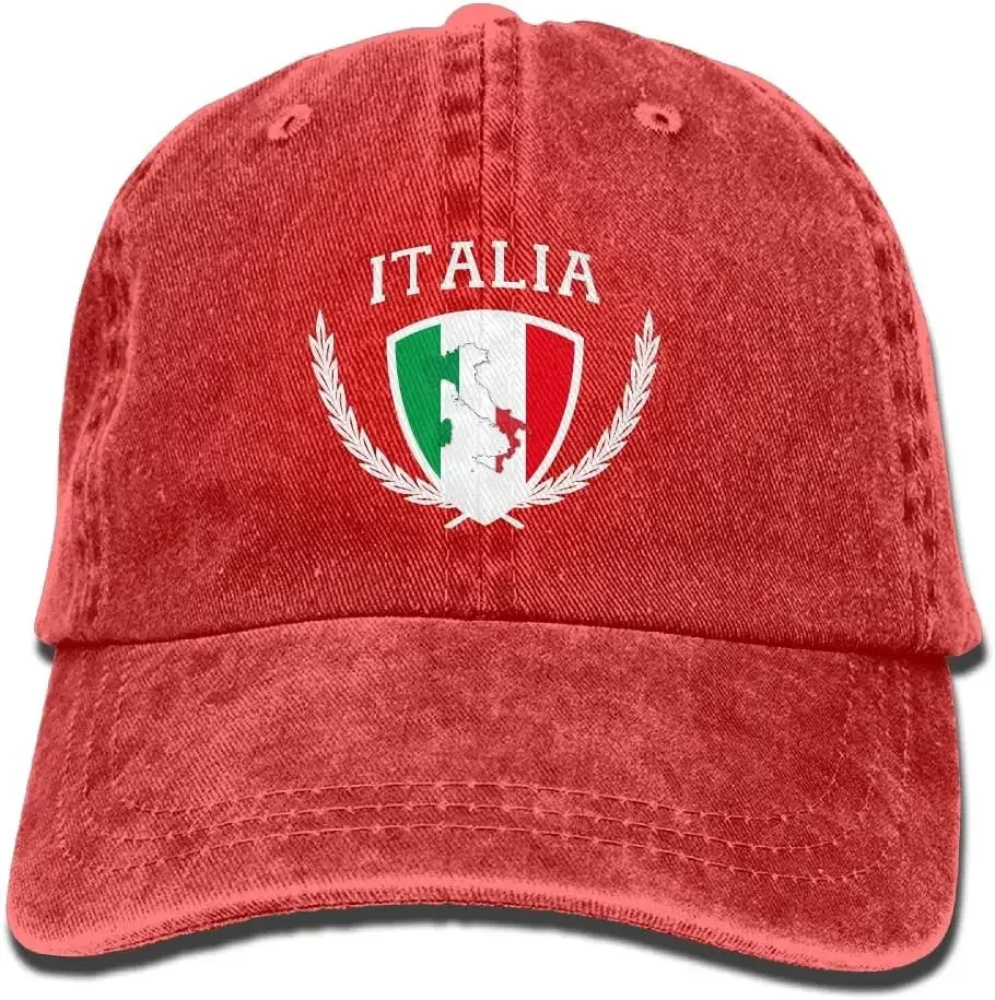 Y Y Y Italia Italy Italian Flag Hat Adult Cap Adjustable Cowboys Hats Baseball Caps­ Men Woman Outdoor Headwear Unisex Hats