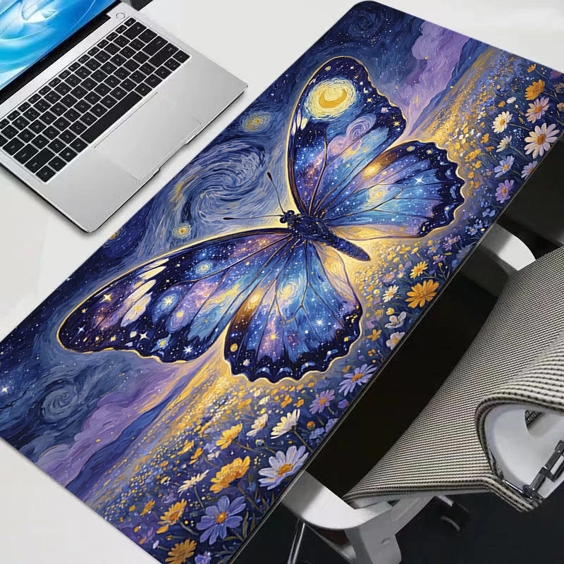 Mouse Pad Larger XXL Abstract Oil Painting 900x400 Speed Mini Pc Computer Keyboard Desk Mat Gaming Accessories Mousepad