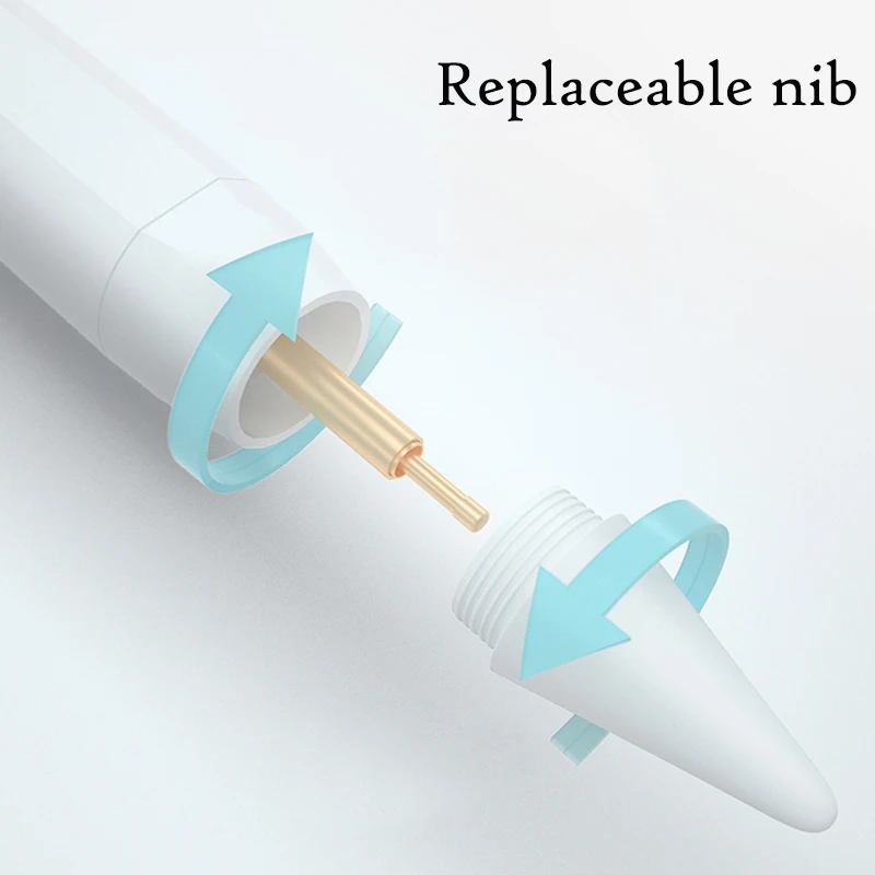 قلم رصاص لأبل آيباد 2018-2025 قلم لمس للكمبيوتر اللوحي حساسية الميل رفض اليد لجهاز iPad 10/9/8/7/6th Gen