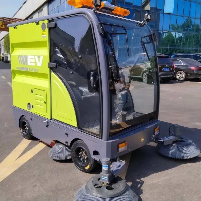 Customized Ride On Electric Road Sweeping Cleaning Vacuum Street Cleaner Floor Sweeper Truck Machine