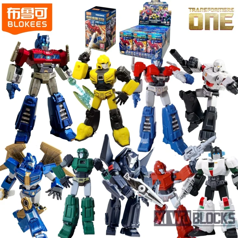 

BLOKEES Transformers One Assembly Building Block GALAXY Version 5 Optimus Prime Sentinel Prime Movable Model Toy Gift