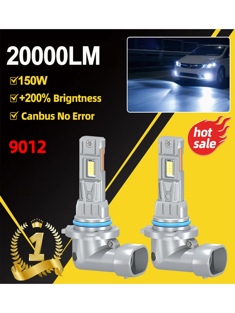 9012 HIR2 20000LM Universal LED Canbus Scheinwerfer KEIN LÜFTER LED Nebel Lam Upgrade 3570 Chip Highlight Auto Led Licht Blub