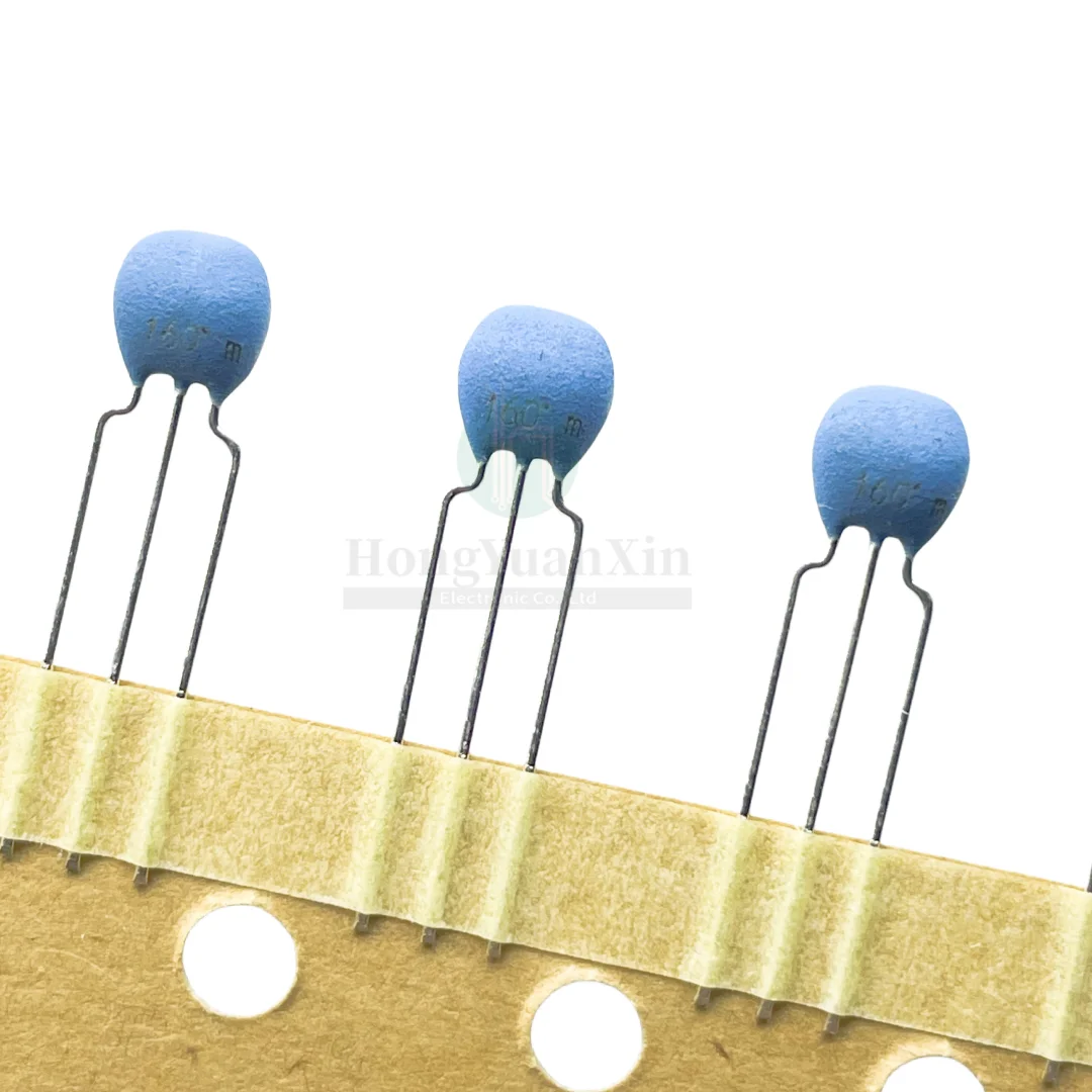 10PCS/ 16M crystal CSTLS16M0X53-A0 screen printing 160 ceramic vibration in-line blue 16MHZ 3 feet