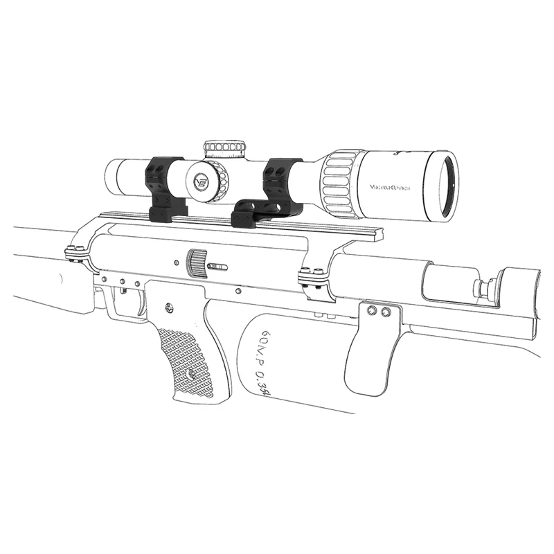 Imagem -06 - Vector Optics Picatinny e Weaver Mount Anel Ajustável para Caça Riflescope 30 mm