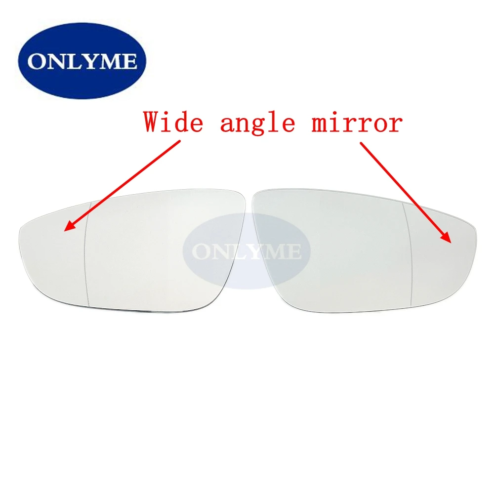 Car heated wide angle  mirror glass for VW JETTA IV CC Eos Scirocco Jetta MK6 Passat B7 Beetle European version