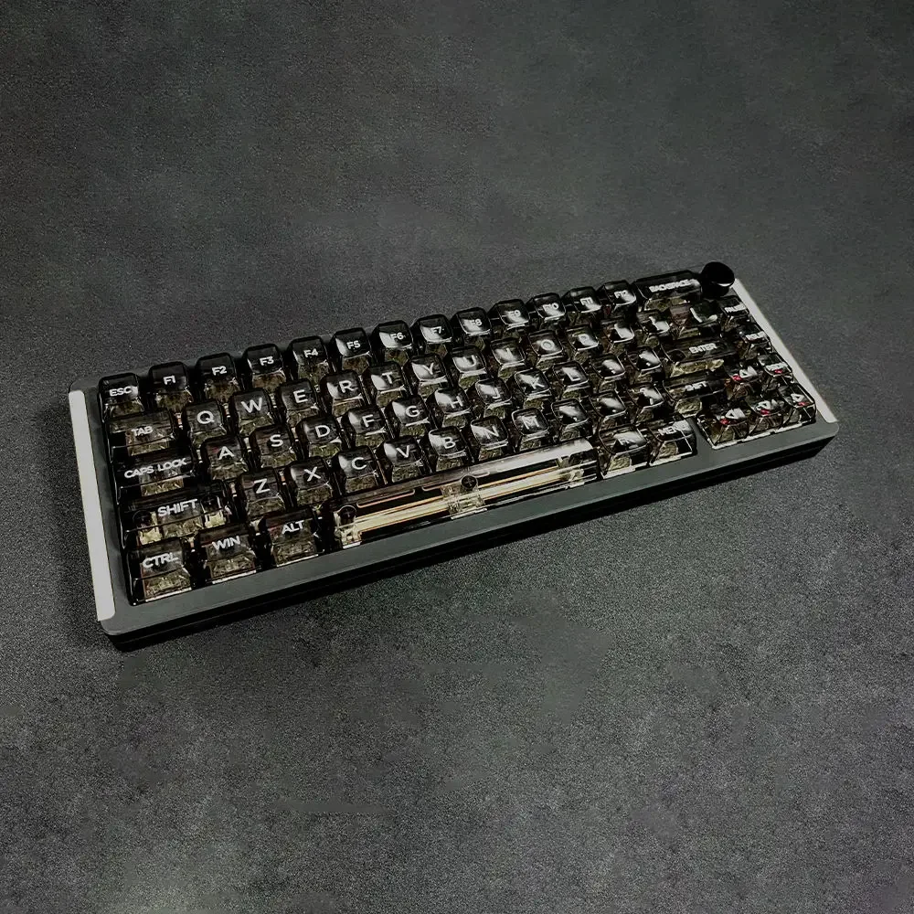 Transparent keycap High transparency PC material MDA height UV character full  No reinforcement 132  small  set