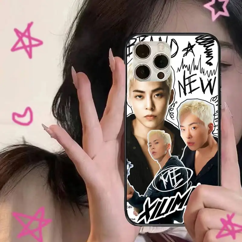 Korea Kpop-E-EXO Phone Case For iPhone 11 12 13 Mini 13 14 Pro XS Max X 8 7 Plus SE XR Shell