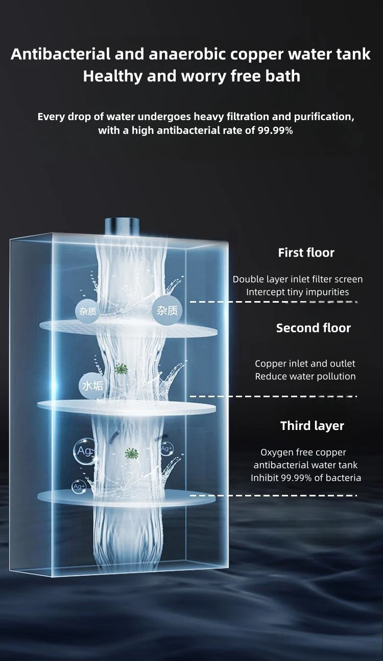Scaldabagno a gas all'ingrosso del produttore, tutti i parametri possono essere personalizzati per scaldabagno dritto a gas combustibile 12L-16L
