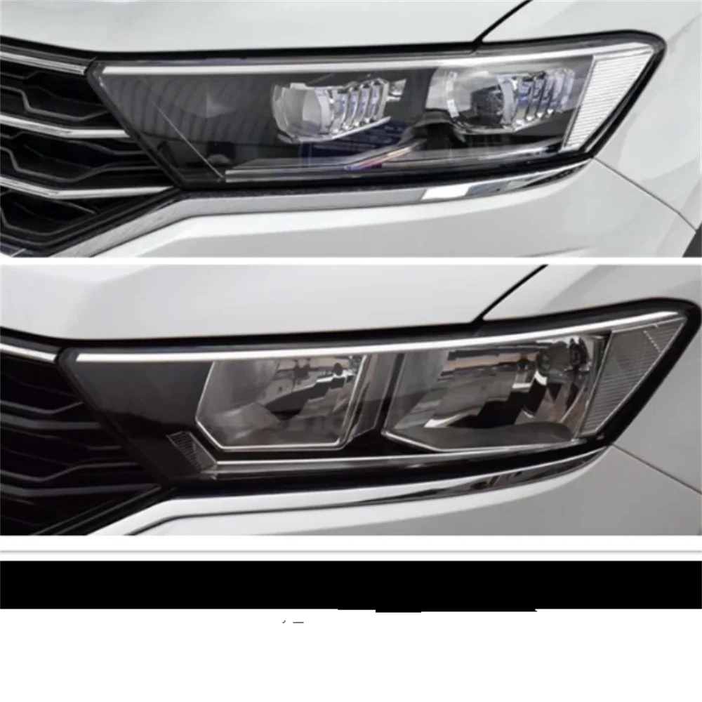 Car Transparent Cover Headlight Glass Shell Lamp Shade Headlamp Lens Cover Lampshade Case For Volkswagen VW T-Roc 2018 2019 2020