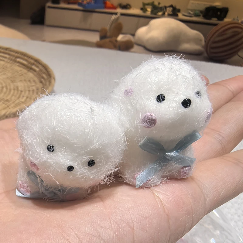 

1PC Squishy Toys New Kawaii Mini Puppy Lamb Handmade Silicone Pinch Squeeze Props Adult Children Birthday Gift