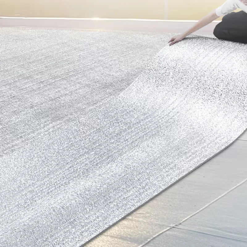 5m10m Aluminum Foil Insulation Film Waterproof Sunscreen Wall Radiator Reflective Pad for Home Renovation Indoor Heat Insulation