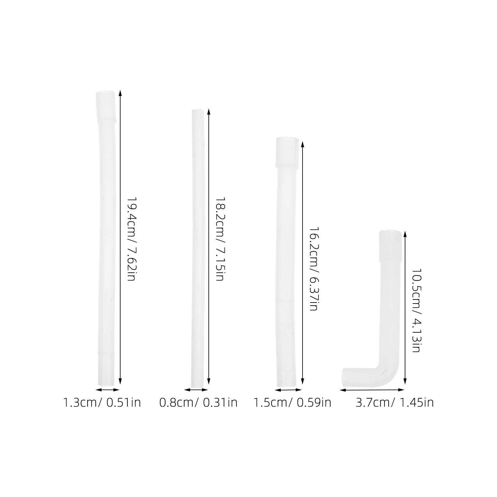 5pcs Drinking Water Machine Soft Tube Silicone Hose For Dispensers High Temp Resistant Durable Pump Tubing Quick Connect