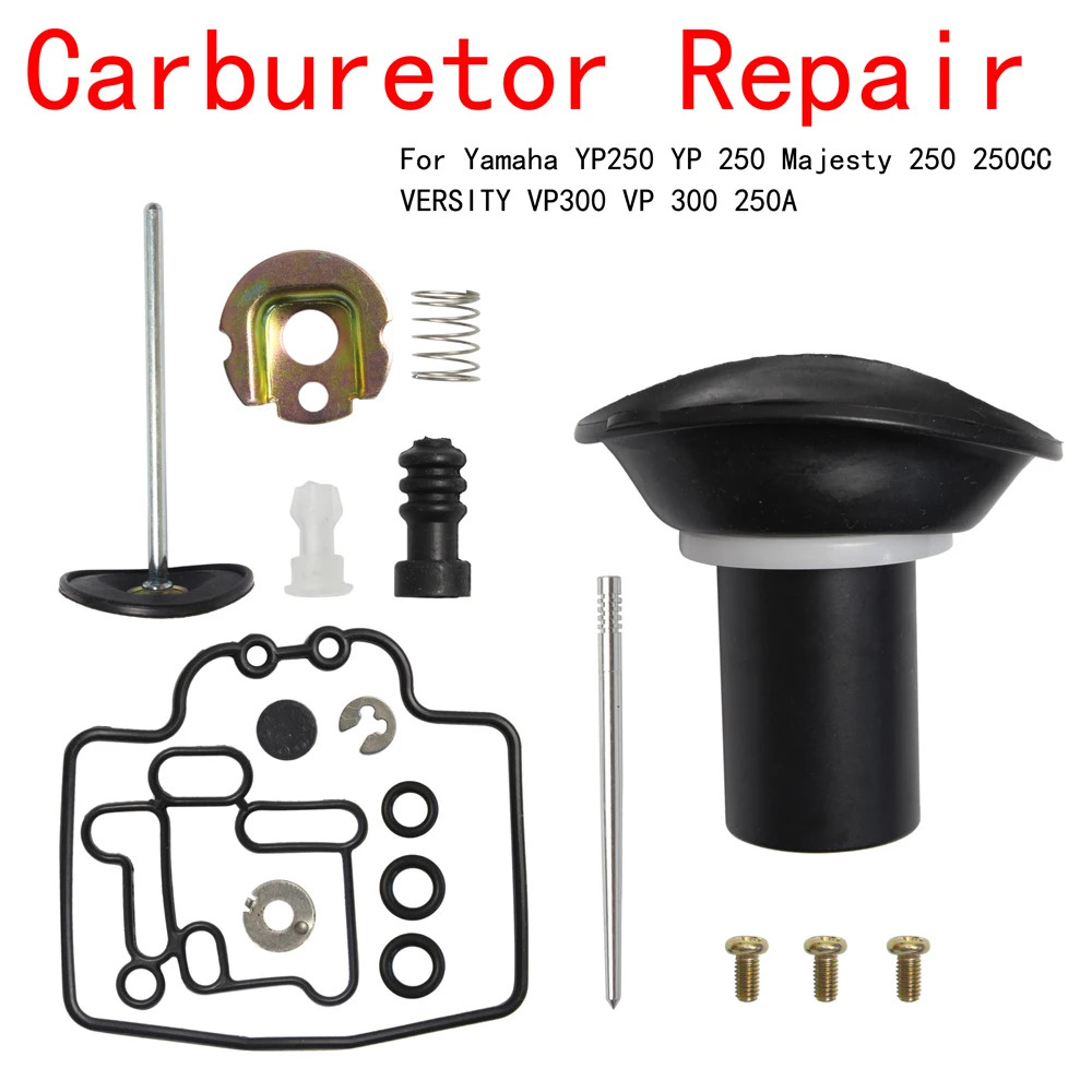 High Qaulity Carburetor Repair Kit for Yamaha YP250 YP 250 Majesty 250 250CC VERSITY VP300 VP 300 250A Motorcycle Accessories