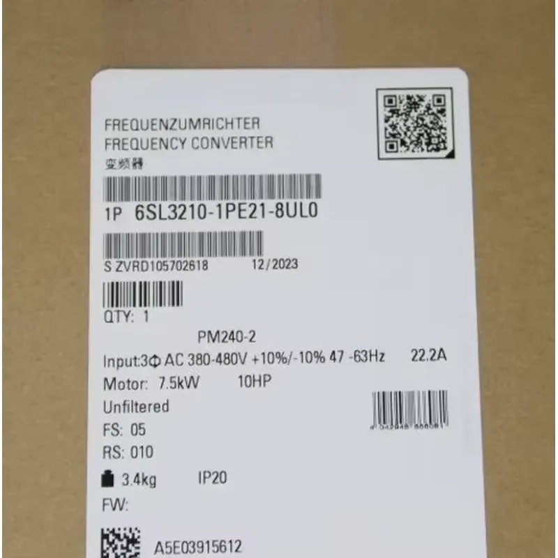 Brand New 6SL3210-1PE21-8UL0 6SL3210 1PE21 8UL0 Full Stock Power Module 1pcs Fast Delivery