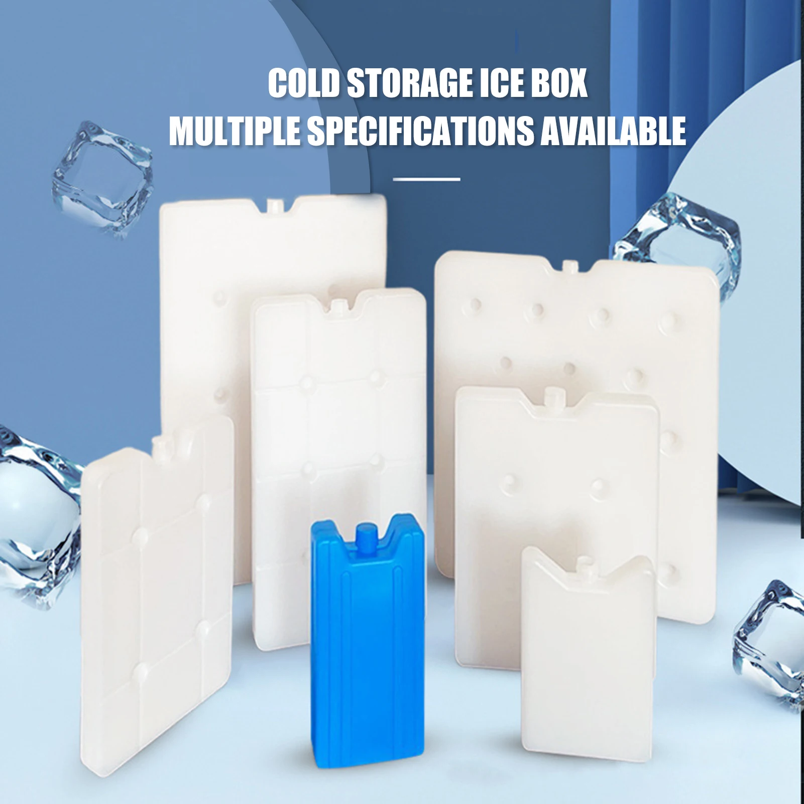 Freezer Ice Bag Reusable Ice Packs for Lunch Fresh Food Storage Travel Picnic Fruit Drink Cooling Ice Block Need Water Injection