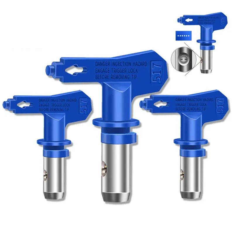 Blue Airless Paint Nozzles For Airless Spray Gun And Paint Sprayer Machine Parts 211 311 313 315 415 417 515 517 523 623 619