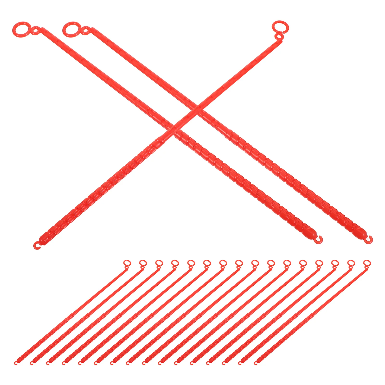 

100pcs Lantern Making Accessories 9.43Inch Plastic Lantern Poles For Decor Heavy Duty Spring Festival Wedding