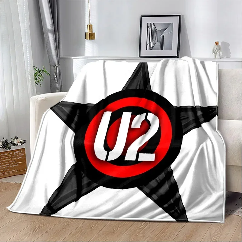 Manta con estampado 3D de Rock Bang Bono para niños, manta suave para el hogar, dormitorio, cama, sofá, Picnic, viaje, Oficina