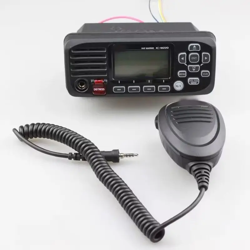 2025 الالكترونيات البحرية الملاحة البحرية الاتصالات IC-M220 سفينة قارب فئة D DSC CH70 VHF جهاز الإرسال والاستقبال اللاسلكي