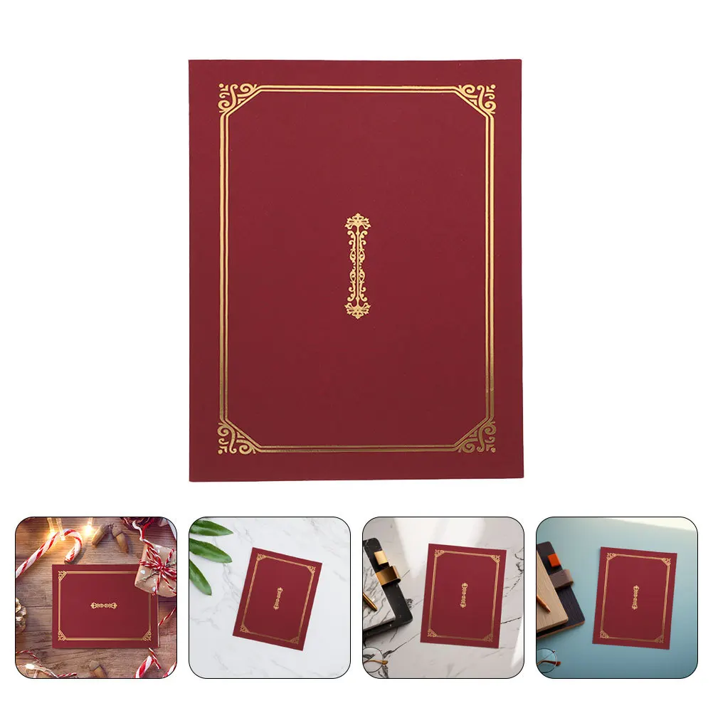 

2 шт. обложки для дипломов, держатели сертификата, папки для презентаций формата А4 для выпускных дипломов, награды, дизайн хранения документов