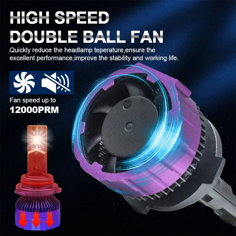 M70 عالية الطاقة سيارة العلوي H1 H7 H13 H11 9005 9006 100 واط 10000 LM سيارة LED headlig 5055 رقاقة 6000Kht لمبة
