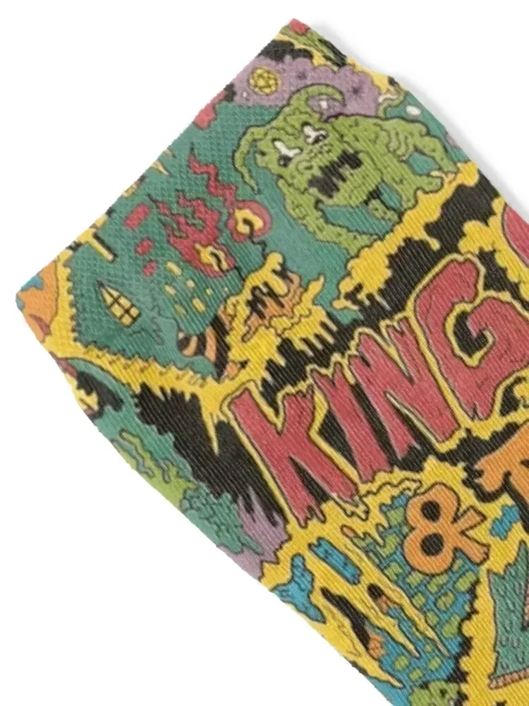 The Oddments King Gizzard Socks Men's Lots short funny sock Socks Men's Women's