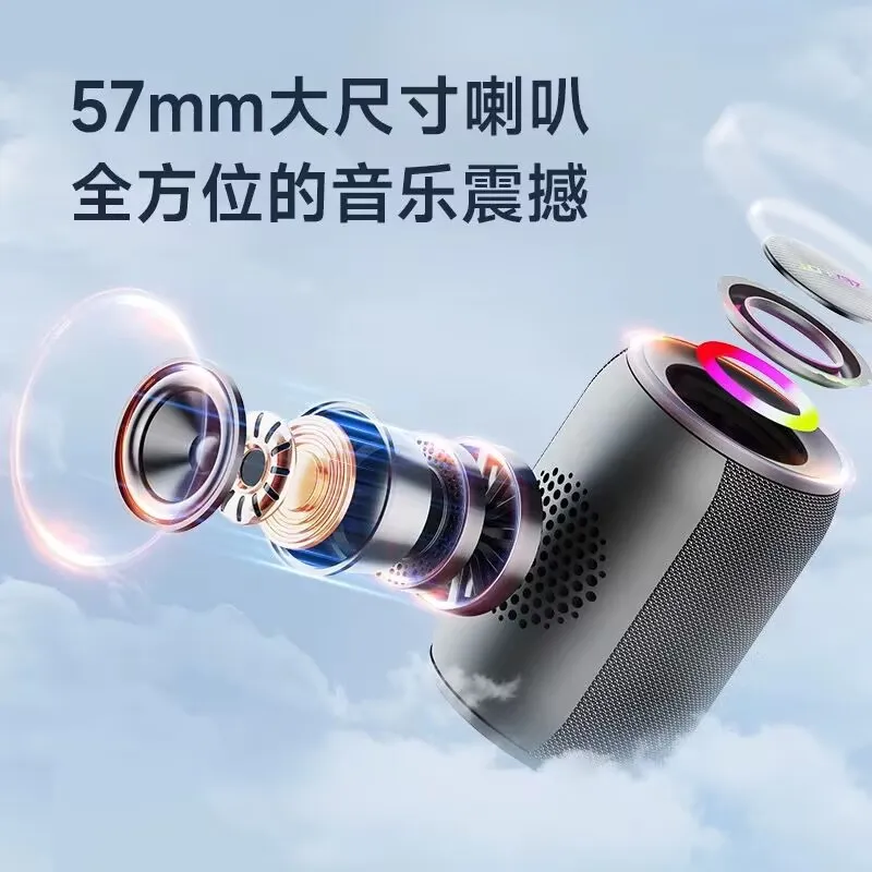 مكبر صوت بلوتوث لاسلكي 2025 جديد S61 مدمج محمول لاسلكي خارجي عالي الطاقة سمّاعات بلوتوث