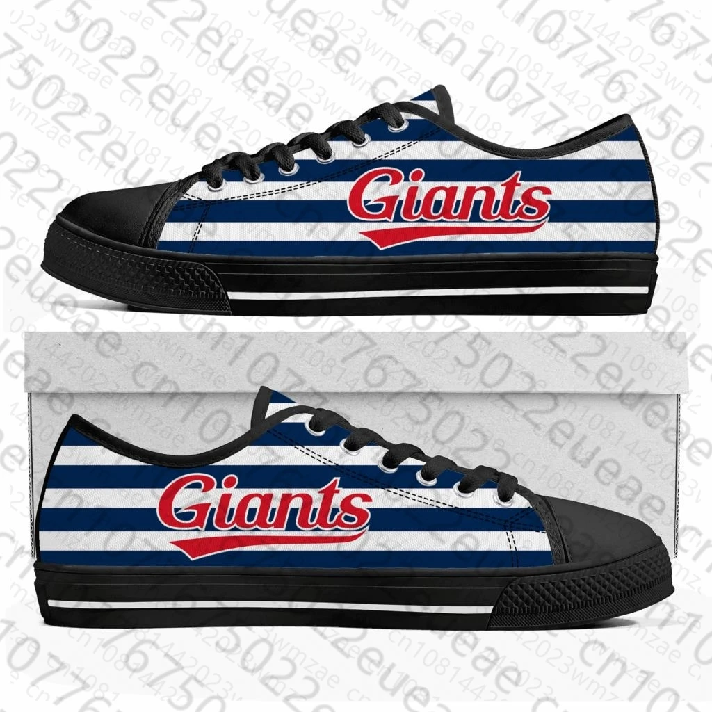 자이언츠 Korea Busan baseball Low Top Sneakers Mens Womens Teenager Canvas High Quality Sneaker Casual Custom Made Shoes Customize image 2