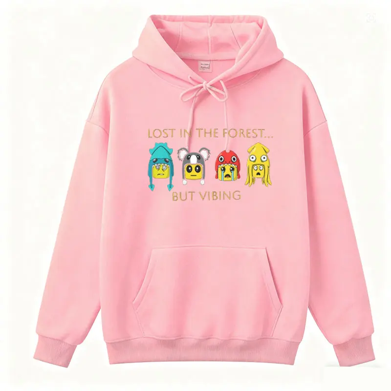 99 Nights in The Forest Horror Hoodie Game Team Player Gift Funny Hoody Adjusting Rope Casual Autumn Long Sleeve Pullover Tops