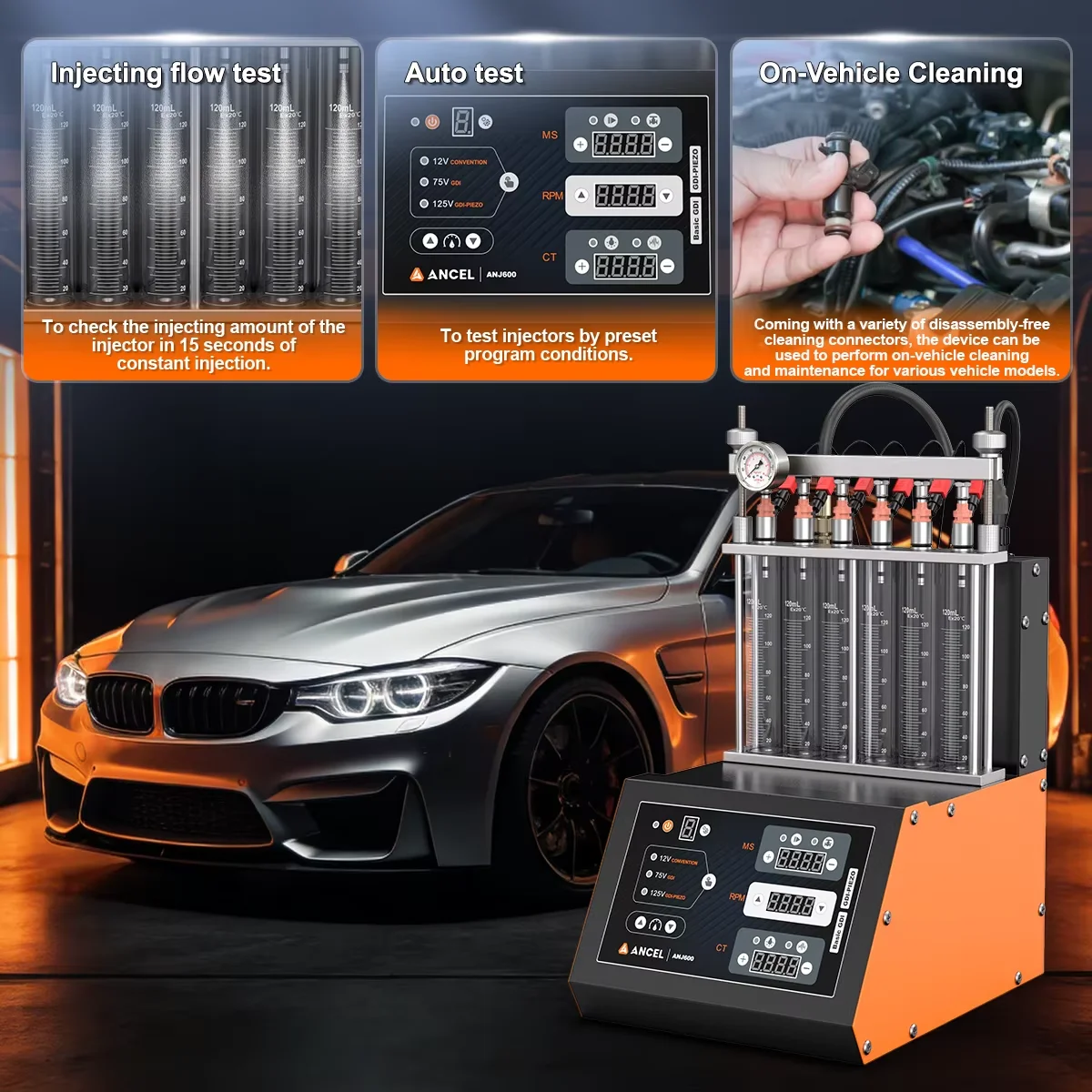 Limpiador ultrasónico de inyec - Fuel Injector Cleaner reseña y precio