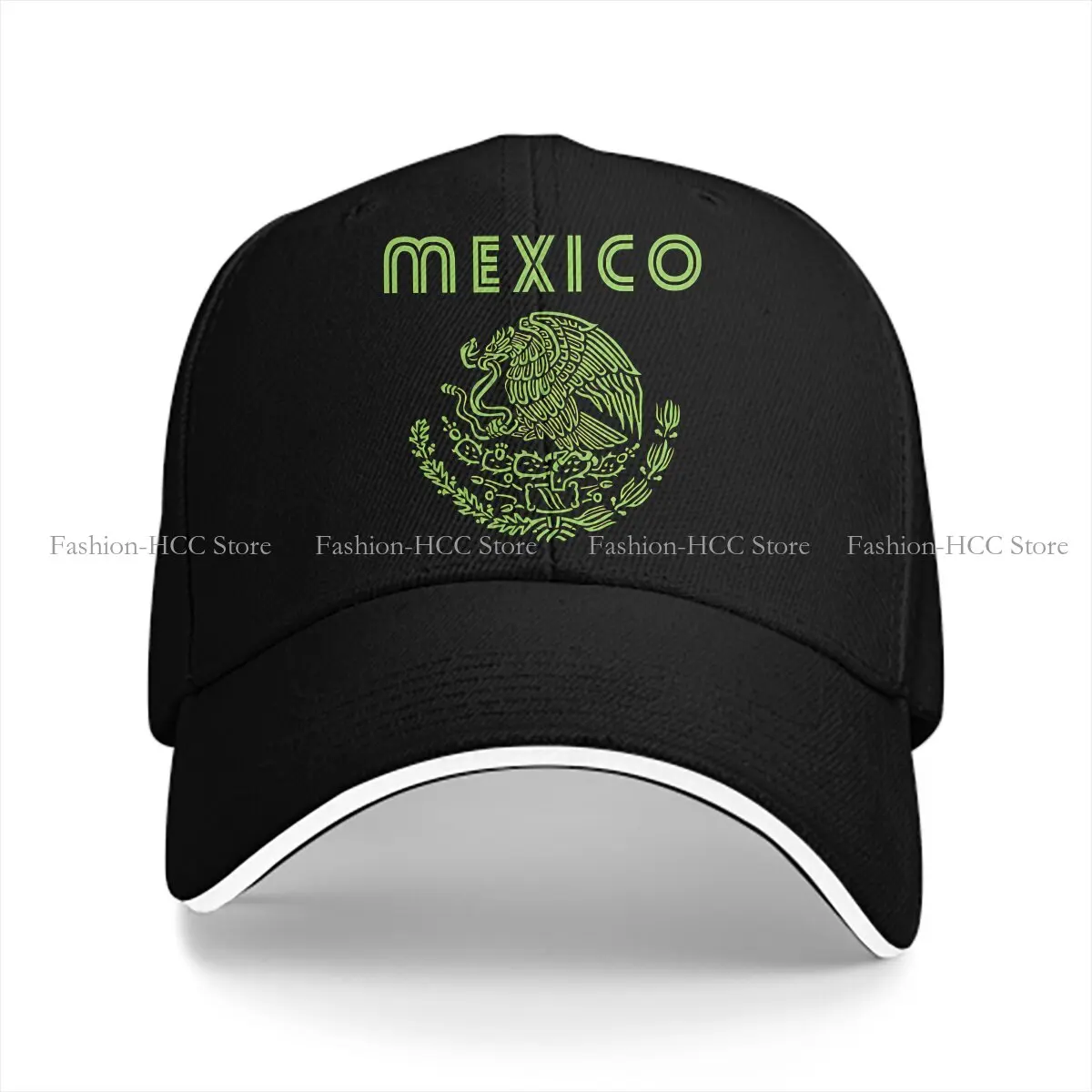 Mexican Flag Multicolor Hat Peaked Cap Crest Personalized Visor Protection Hats