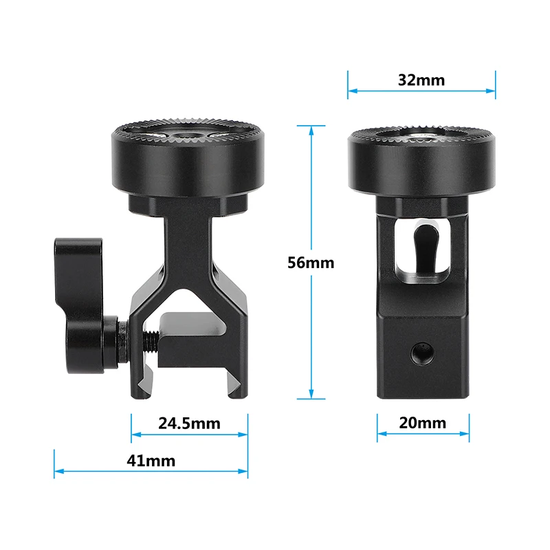 CAMVATE الناتو المشبك إلى أري روزيت محول تمديد جبل للكاميرا قفص Handgrip تمديد الذراع الإفراج السريع الناتو اكسسوارات