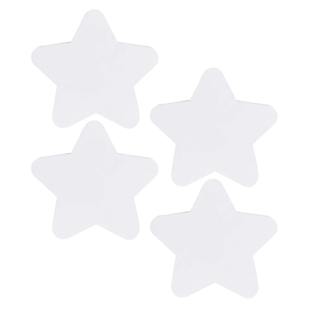 4 قطع من لوحات قماش القطنية على شكل نجمة لوحات رسم صغيرة لمستلزمات فنية زيت الأكريليك مجموعة ديكور الهالوين #6