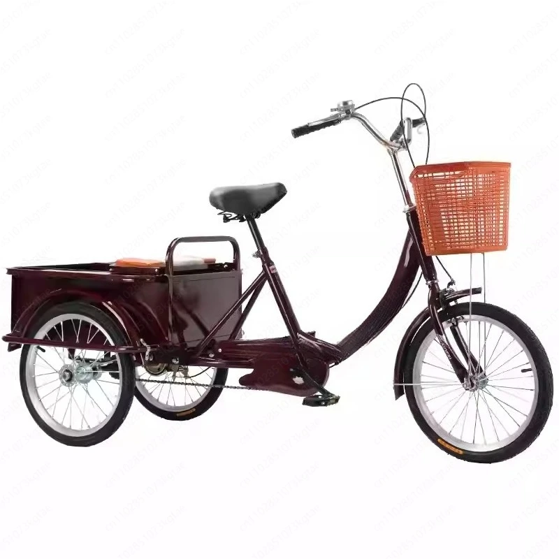 AliExpress Adult Tricycle for Seniors, 3-Wheel Pedal Bicycle with Easy-Step Frame for Leisure & Groceries, Senior Comfort Bike