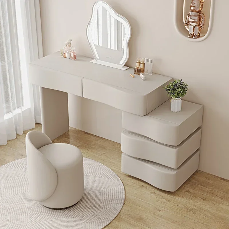 

Luxury Makeup Shoe Cabinet Storage Furniture Bedroom Items Hotel Aesthetic Room Chair Treasure Mesa Tocador Dresser Nordic