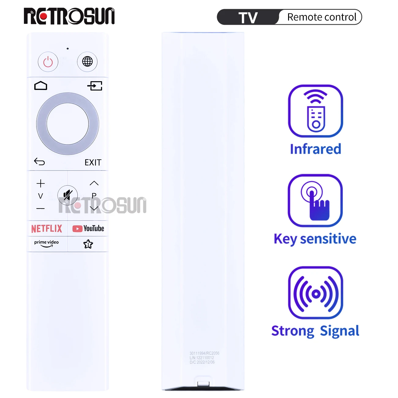 

Новый пульт дистанционного управления для Vestel 24HA9520G 30111994 RC2056 Экран HD Ready Smart Stream Android TV