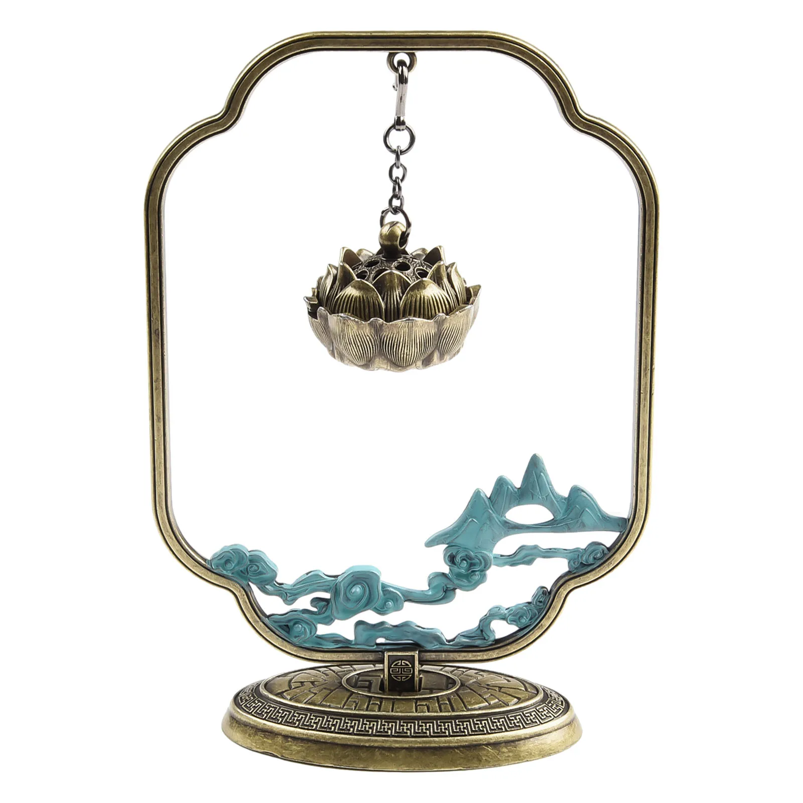 26 Creative Hanging Incense Burner Peaceful And Relaxing Ambiance Auspicious Clouds Tray Exquisite Craftsmanship	Home Pendant
