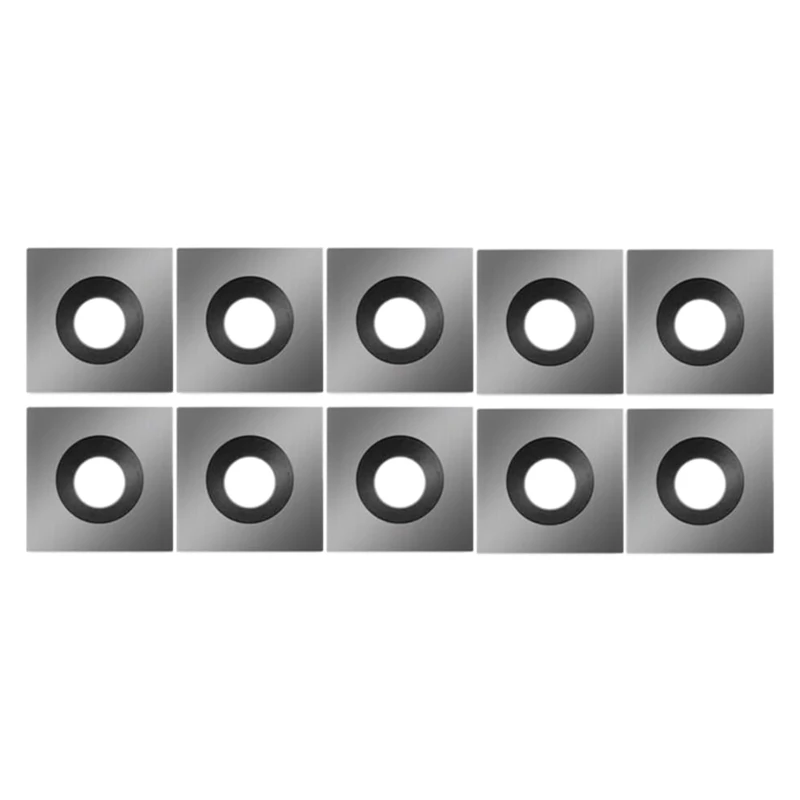 12mm Standard Square Straight Tungstens Carbides Replacement Cutter Inserts Cutter 12×12×2.2mm 35 Degree,10Pcs