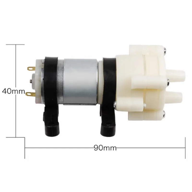 R385 مضخة مياه 12 فولت مضخة الحجاب الحاجز 6 فولت مضخة مياه صغيرة صغيرة اكسسوارات حوض السمك المنزل طقم شاي مضخة مياه مضخة حوض السمك