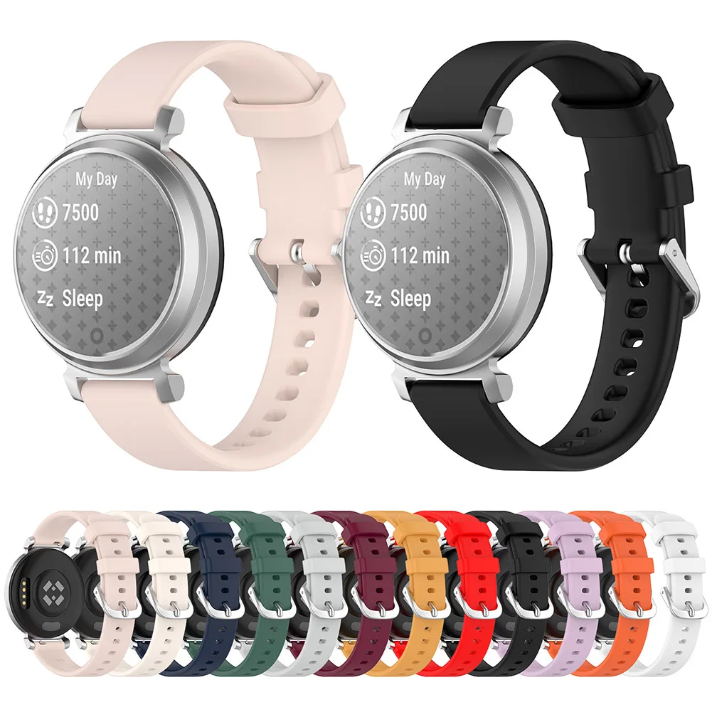 14 mm Ersatzbänder für Lily 2, Schnellverschluss-Silikon-Uhrenarmbänder, Ersatzarmband für Damen und Herren