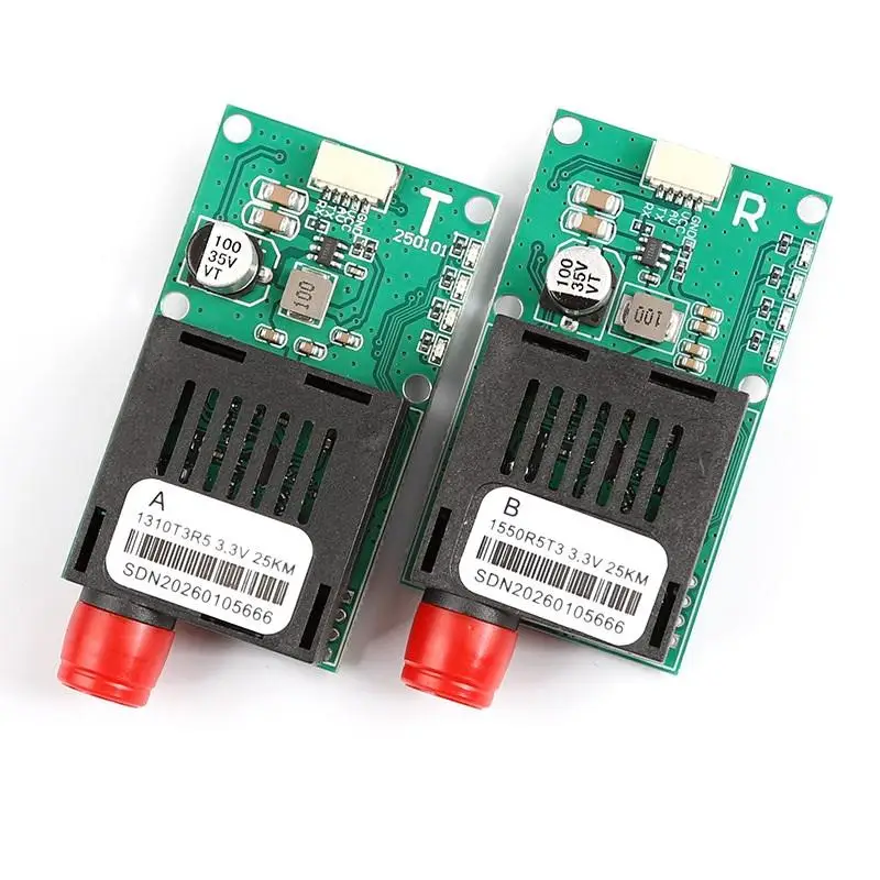 .Hot Sale. TTL Optical Transceiver Module DC 5.5-26V FC Interface For Drones Terminal Equipment RX/TX/AV/VCC/GND 20KM/40KM/60KM